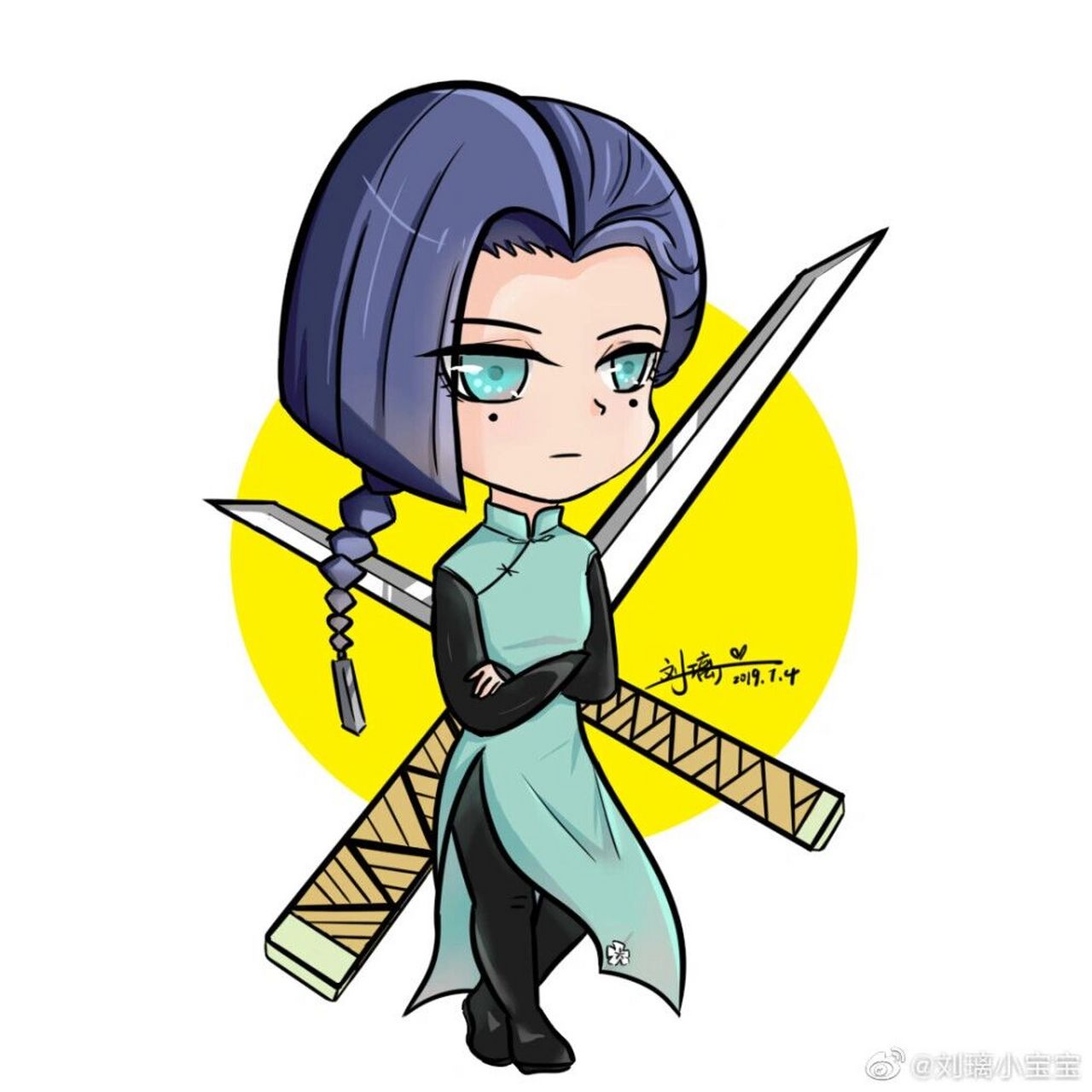 梅花十三头像 外加一个q版的梅花十三