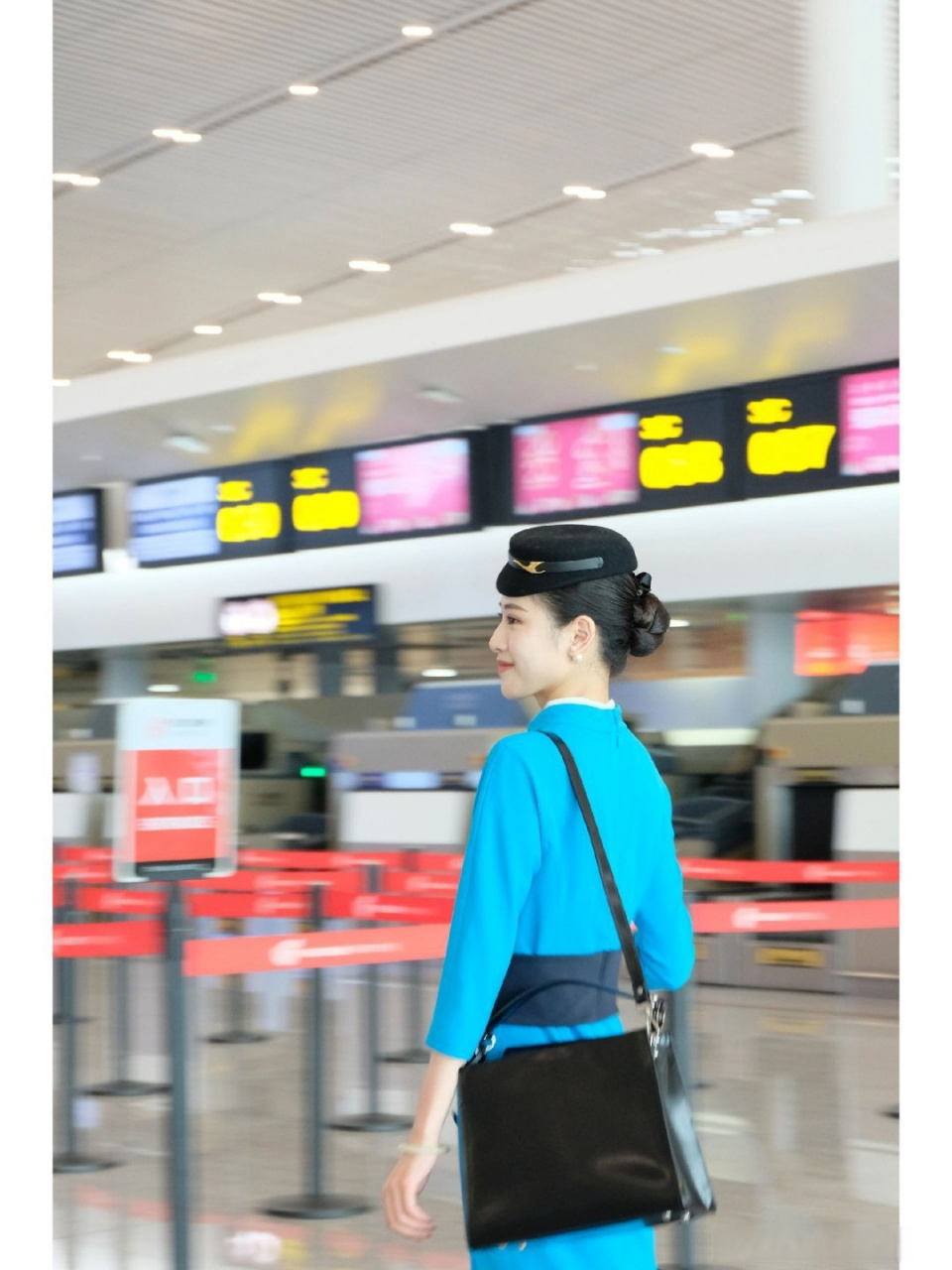 厦航空乘高清图片