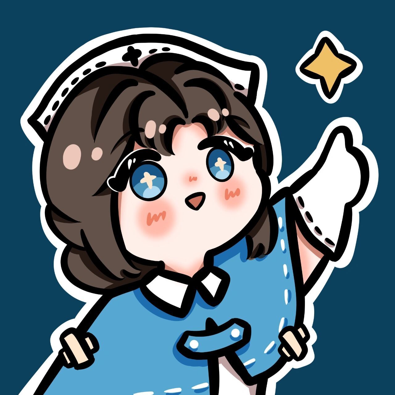 procreate小头像丨q版丨医生