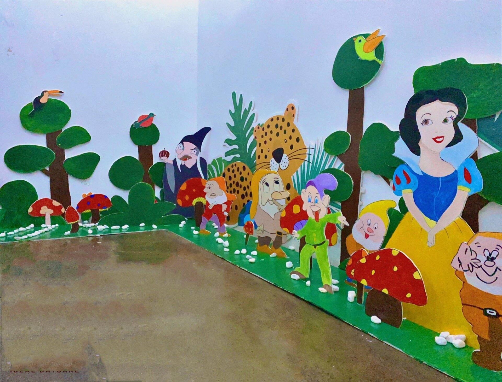 幼儿园童话主题环创—白雪公主和七个小矮人 热爱童话的人一定很可爱