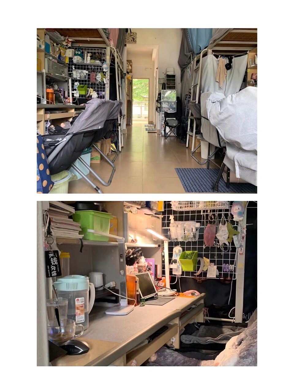 厦门理工宿舍大参观6015 11566理工宿舍为六人间,两下铺,四