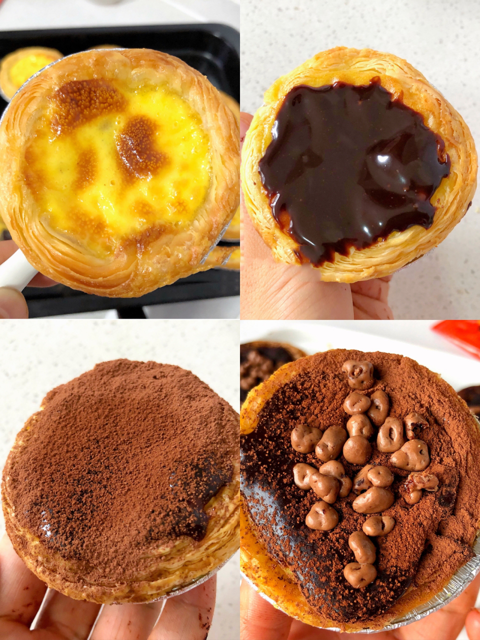 好吃到哭97咬一口会爆浆的巧克力流心蛋挞 6015巧克力控赶紧
