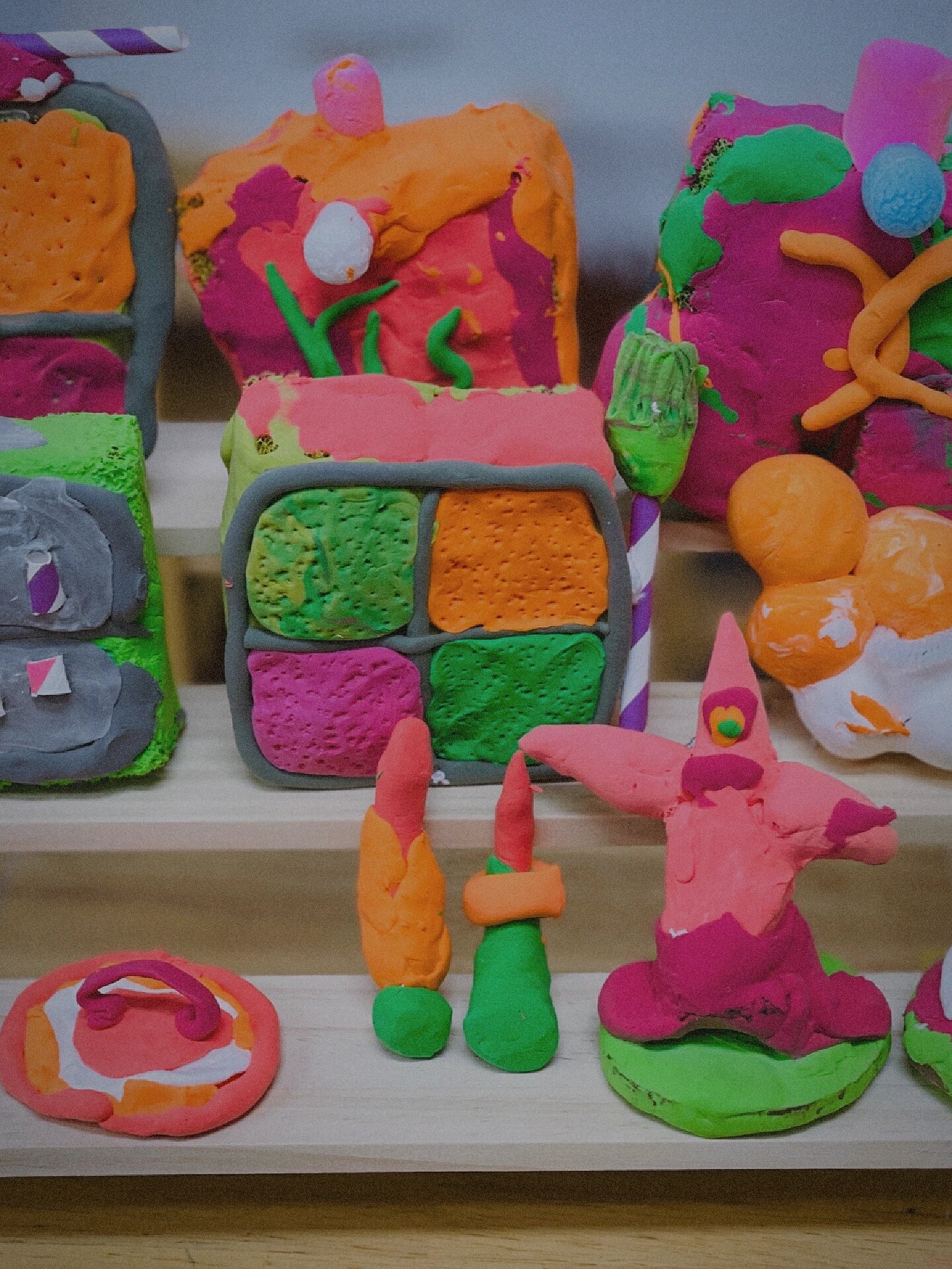 手工日常|大班粘土作品