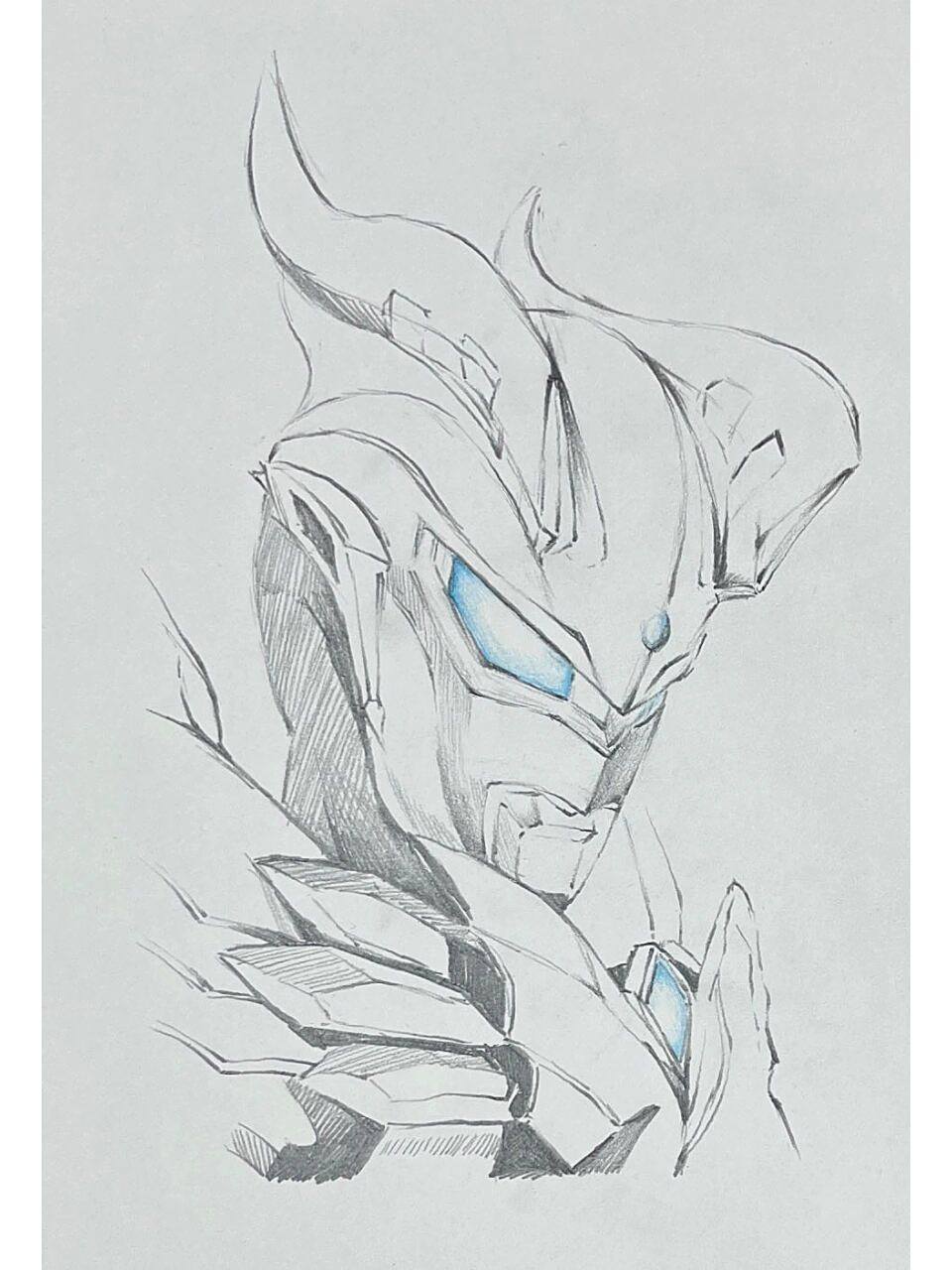 上班画奥特曼 双十一给报名的学生一人一张画