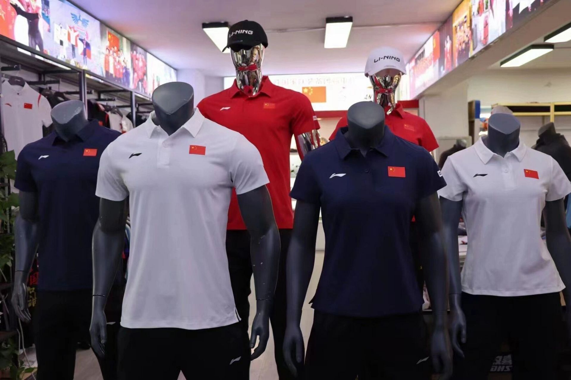 李宁2023年新款国旗款polo短袖 李宁赞助国家队2023夏季新款国旗款
