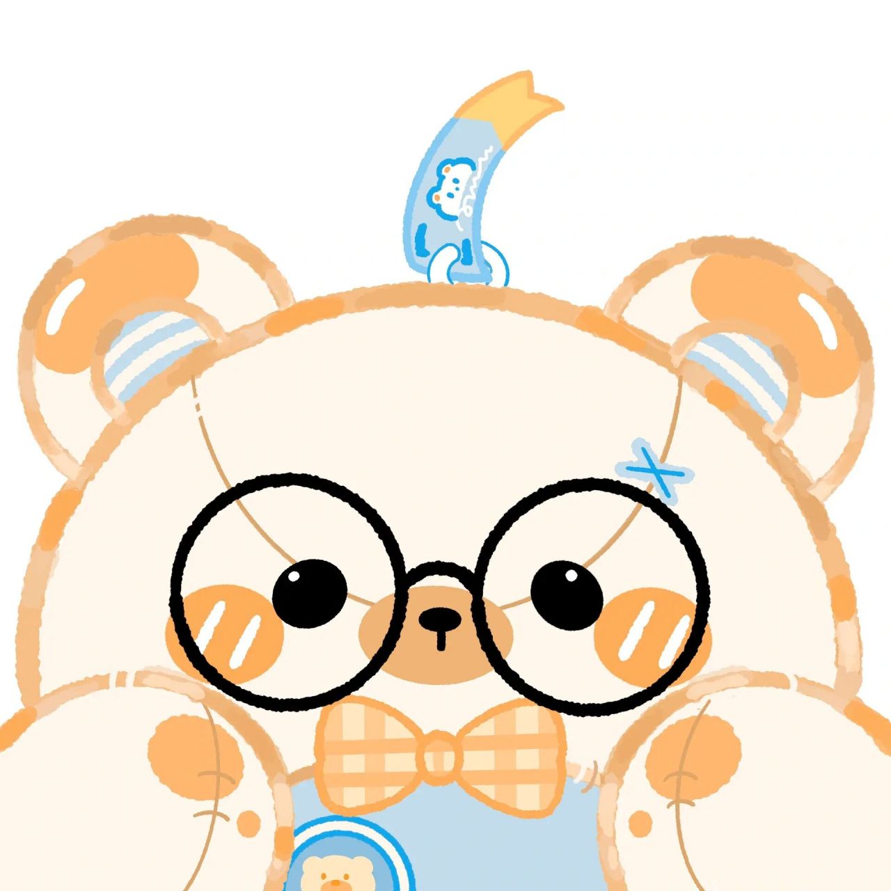 蛋仔派对|手绘仔仔熊头像 先给大家看看我最喜欢的