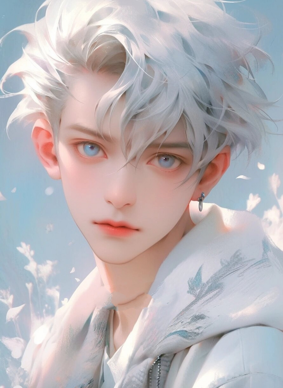 白发帅哥 | 高级 冷色 仙气