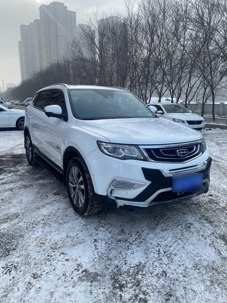 四驱顶配博越 2017年7月的吉利博越,1.