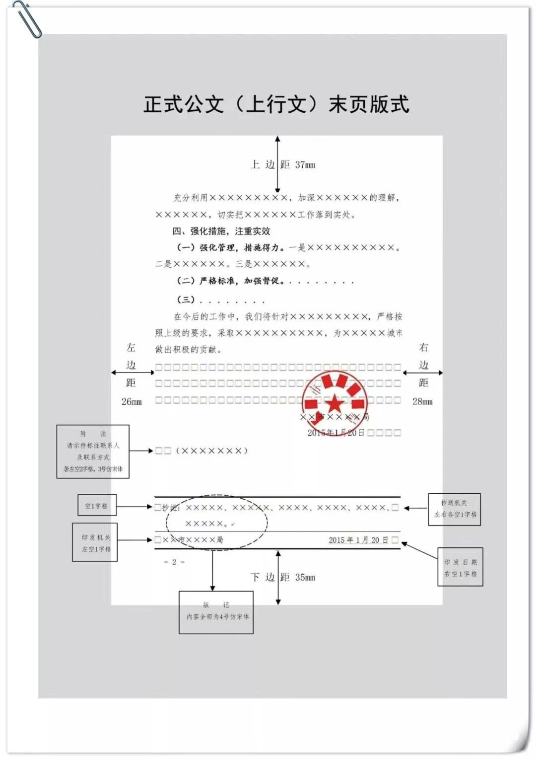 上行文请示图片