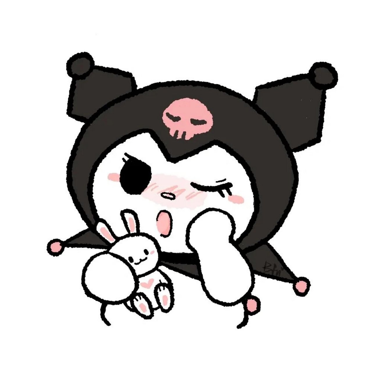 可爱的库洛米头像(可做表情包) 喜欢库洛米的看过来.