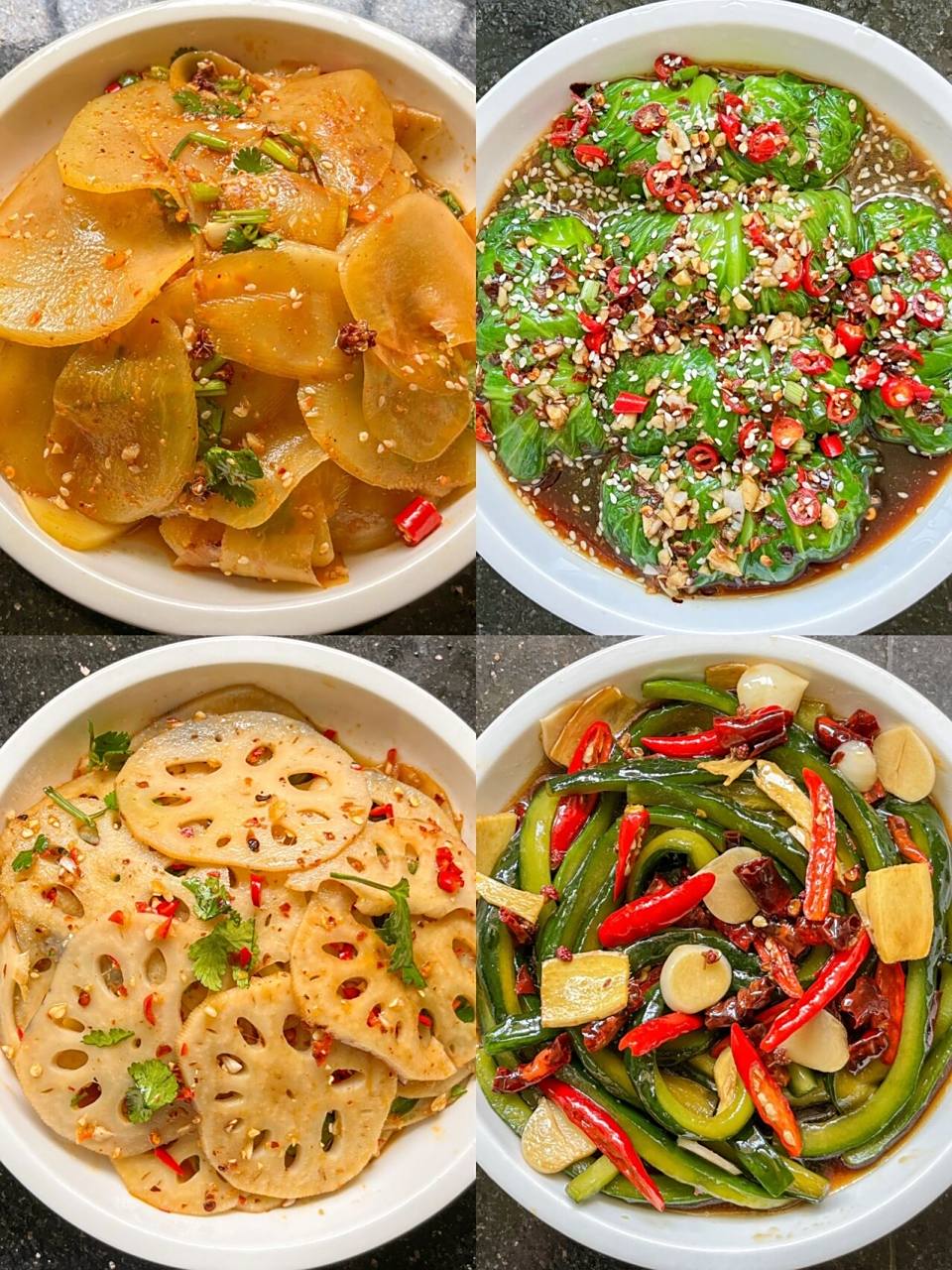 11566凉拌酸辣土豆片 食材:土豆2个,蒜末一勺,红小米辣3个 78