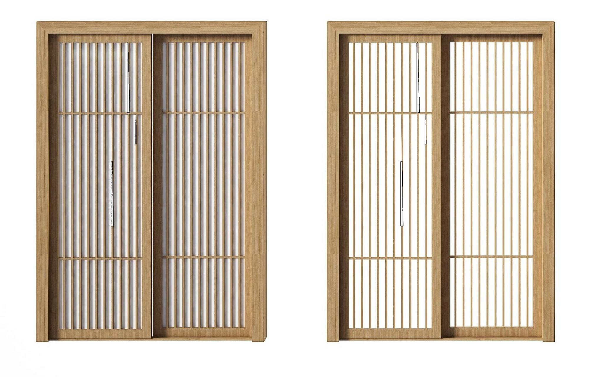 木门|日式移门|推拉门|设计合集 日式推拉门,禅意原木门设计: 超美