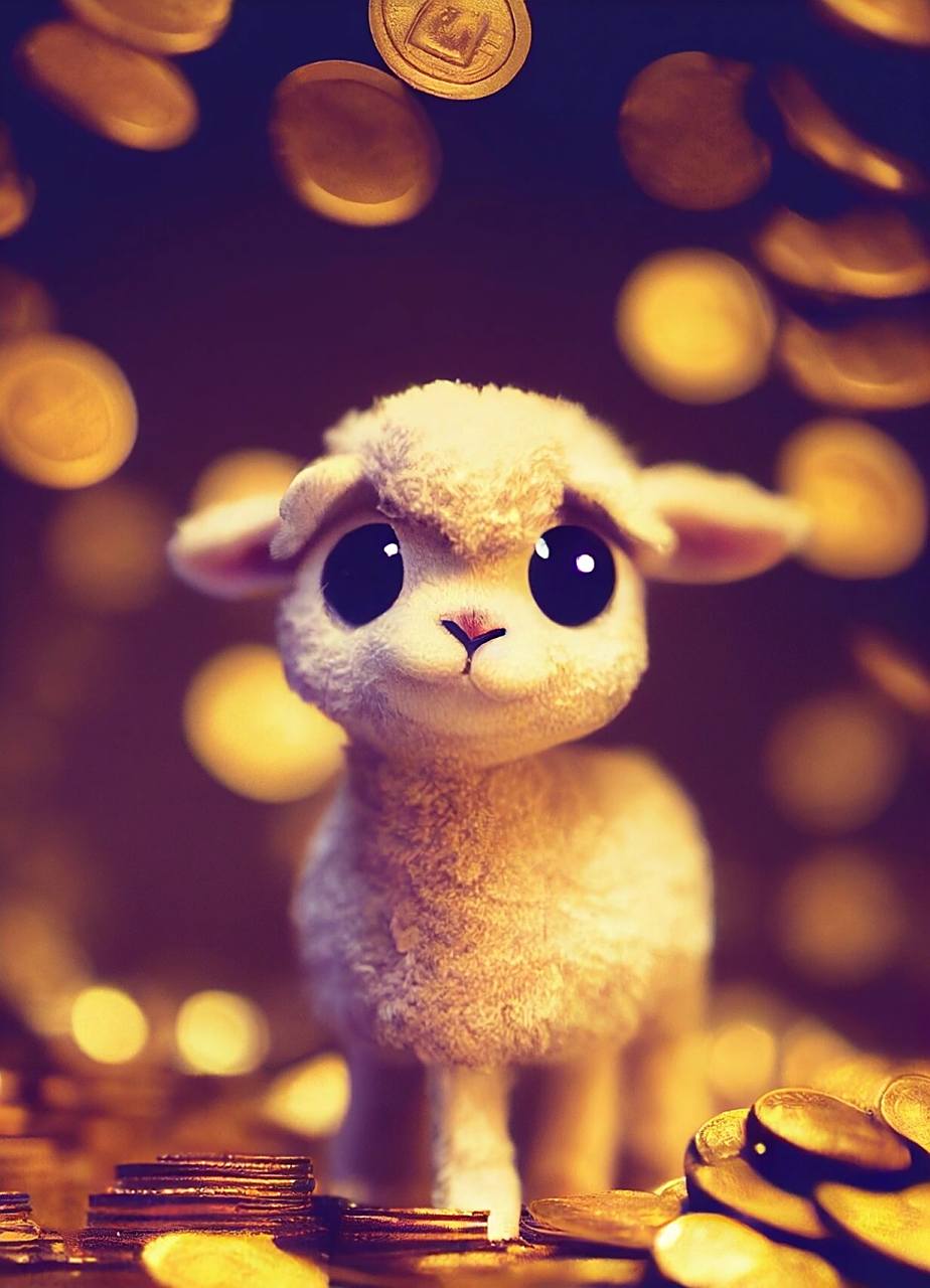 招财羊宝宝91看到就旺财 画了一个招财羊宝宝91,送给属羊的宝宝