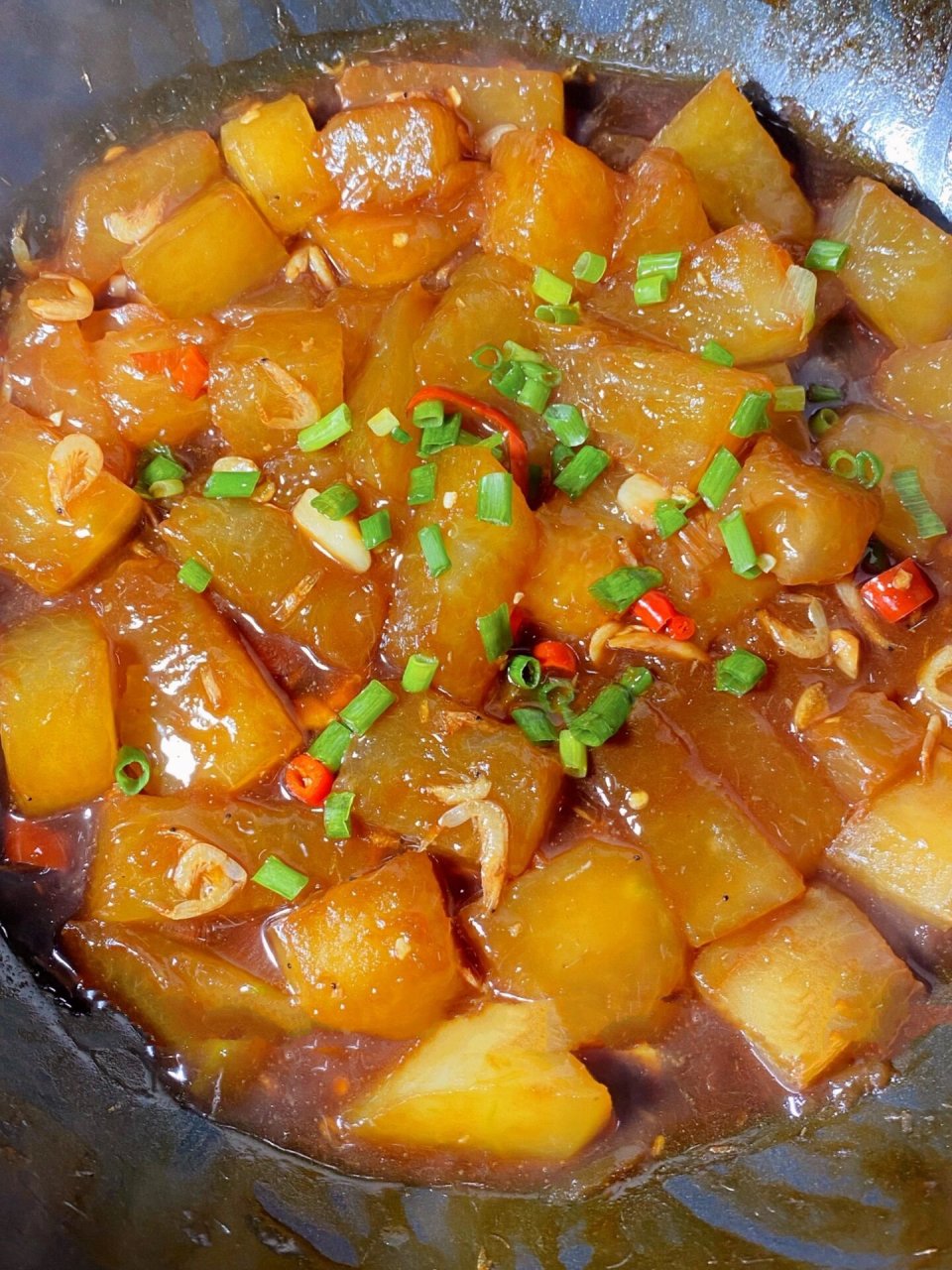 家常红烧冬瓜👍3块钱一大盘,比肉还香!