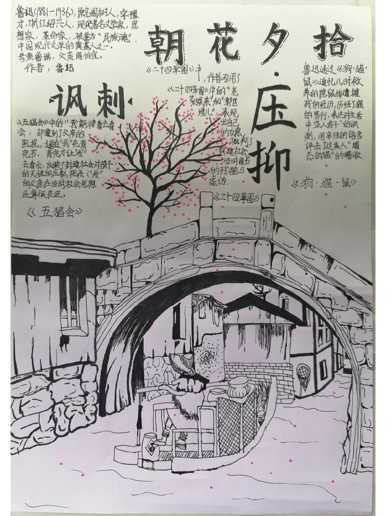 《朝花夕拾》手抄报