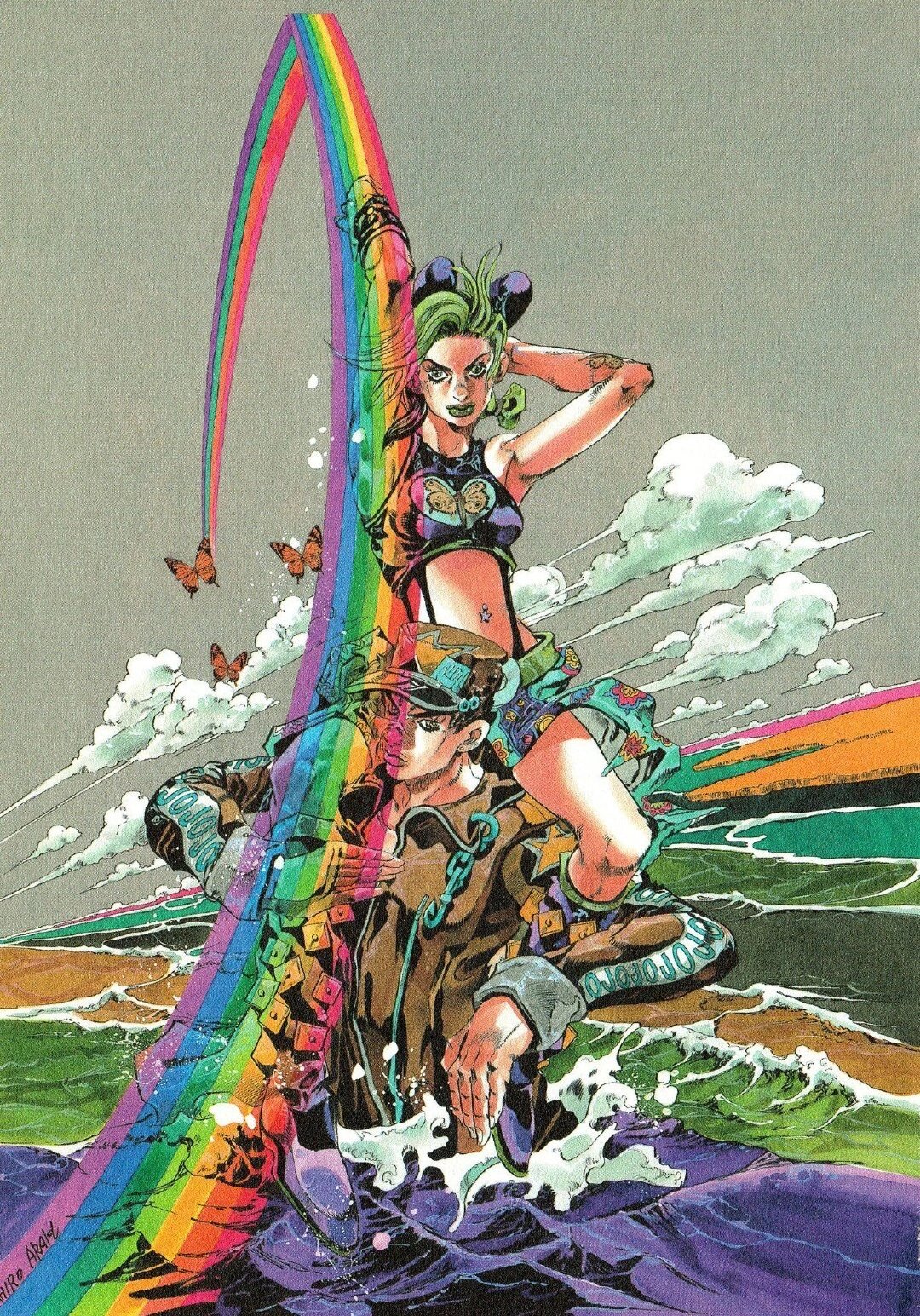 jojo原画集78 荒木飞吕彦原画集