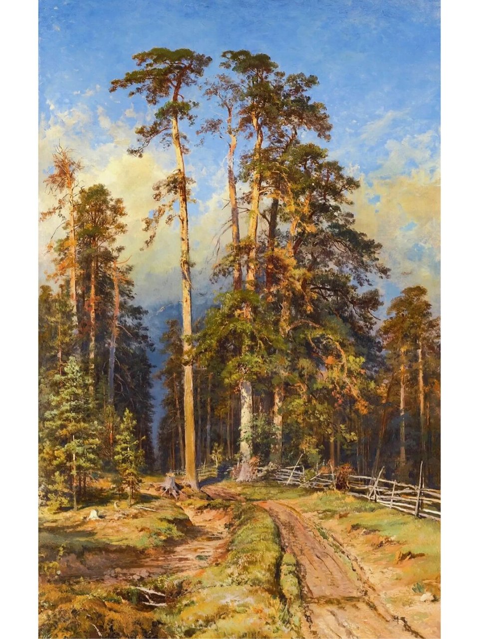 油画风景|俄罗斯现实主义风景画家希施金 伊万61 伊万诺维奇 61