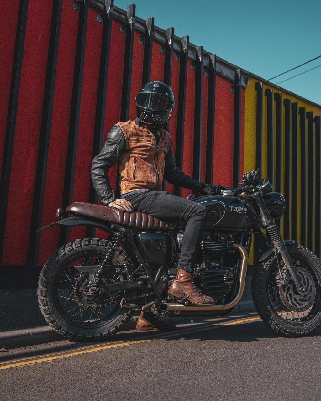 fuel秋季复古摩托车骑行装备穿搭推荐.