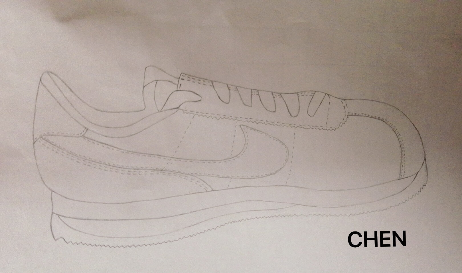 nike耐克,喜欢就画出来了 #nike af-1 空军一号# #鞋控的日常# ##鞋控