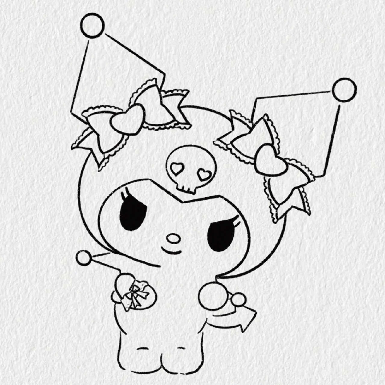 库洛米/简笔画教程