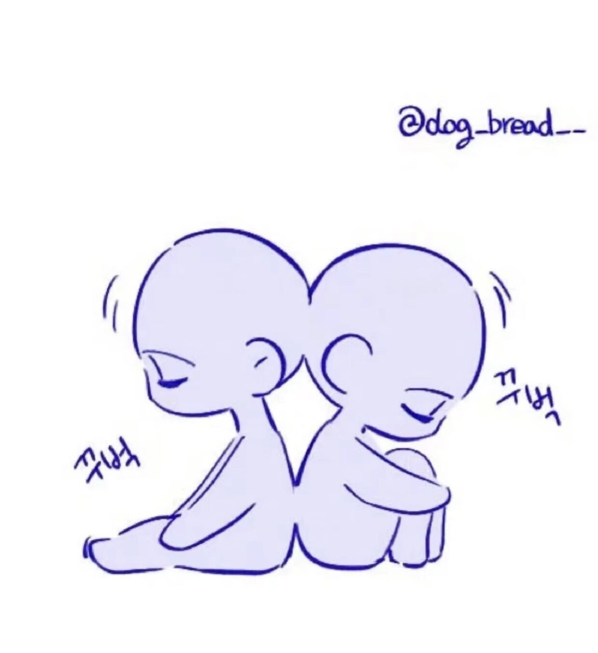 qq双人互动模板素材