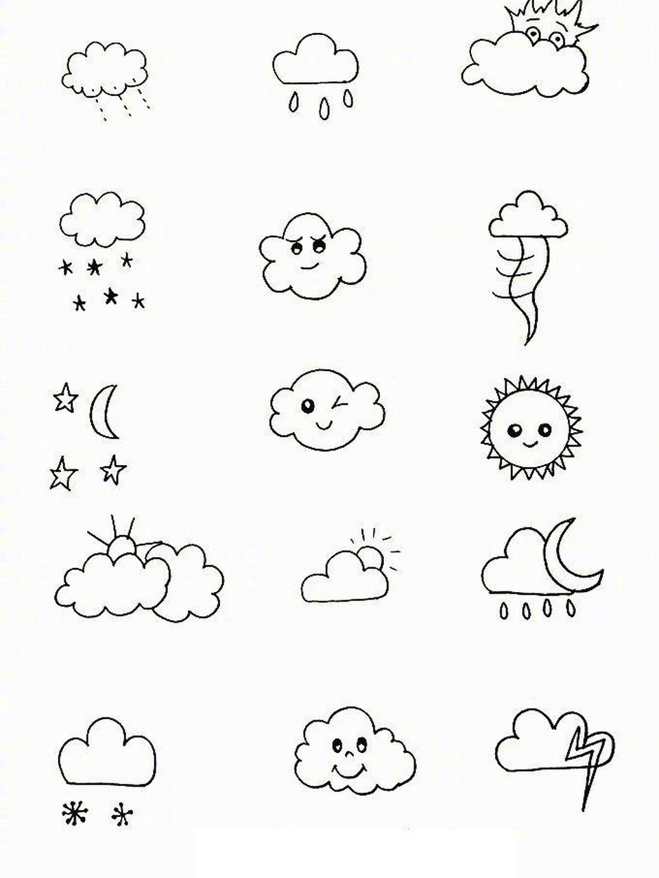 阴天的81种画法 学会画天气看这里