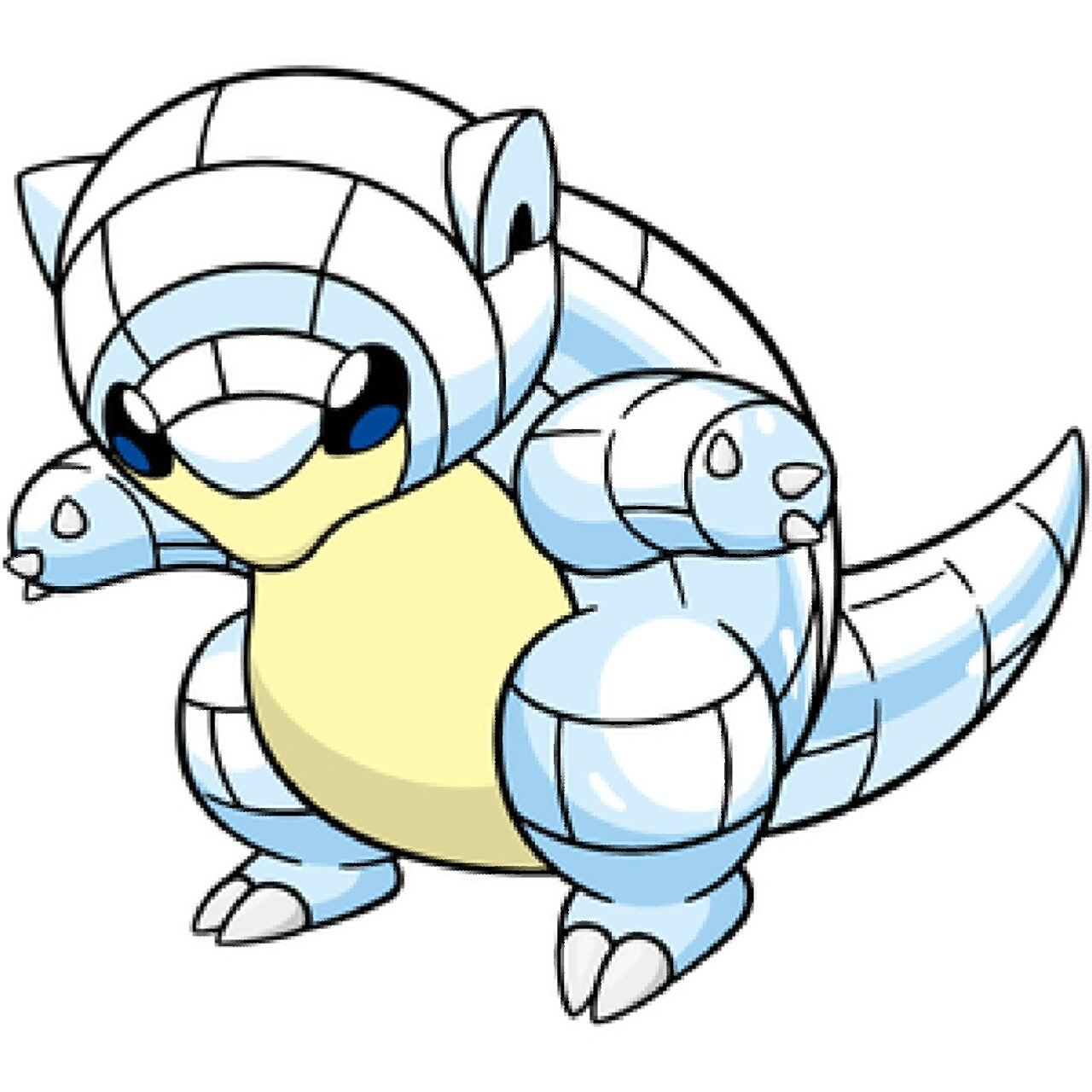 宝可梦图鉴0027:穿山鼠(阿罗拉形态) 0028:穿山鼠(阿罗拉地区形态)