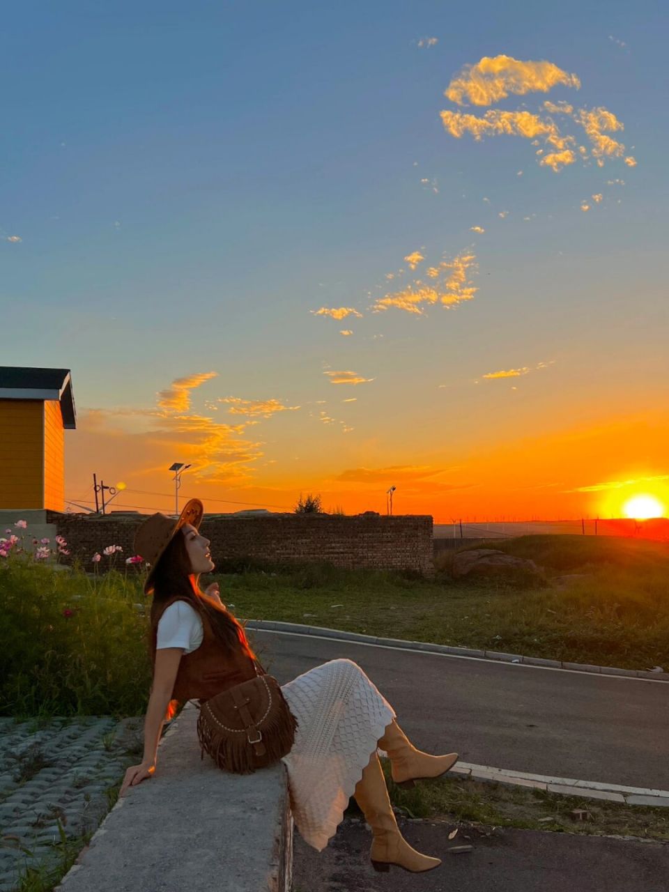 伴着微凉的秋风浪漫的刚刚好94 #日落# #我的年度live图# #贩卖日落