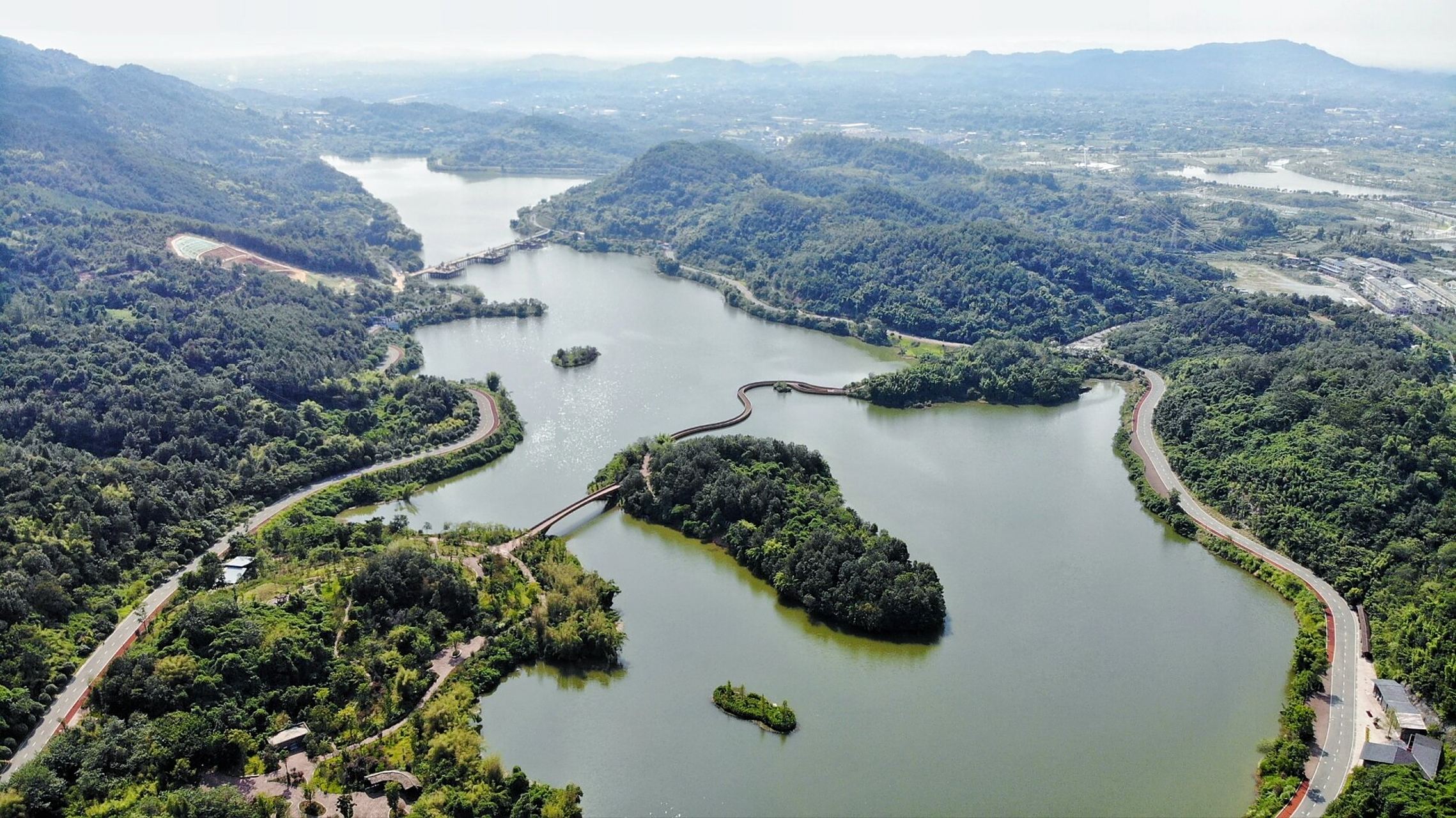 铜梁玄天湖 这个视角不错