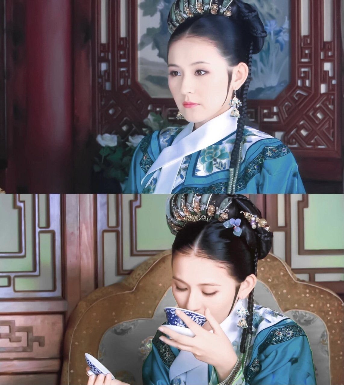 这就是所谓的莞尔一笑吧 第n遍冲刷《甄嬛传》,注意到了热依扎饰演的