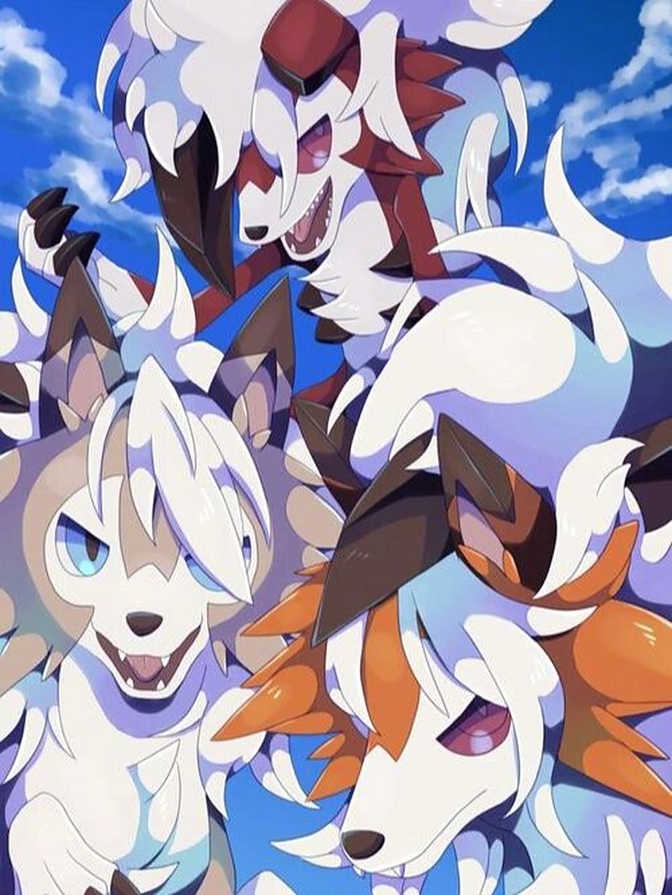 宝可梦鬃岩狼人壁纸