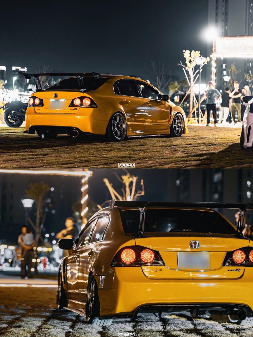 八代思域改装案例分享.得有多精致才能这么精致fd2