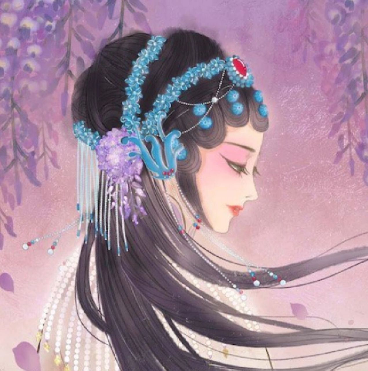 戏曲头像|断鸿声中,烟云梦里,一笑胭脂泪