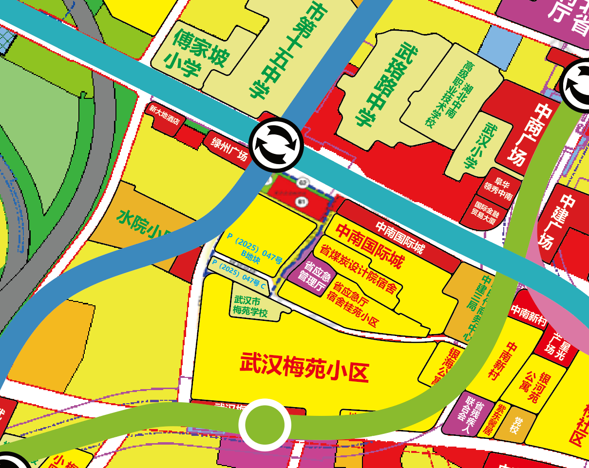 6月9日,武汉市自然资源和城乡建设局决定以拍卖方式出让7宗地块的国