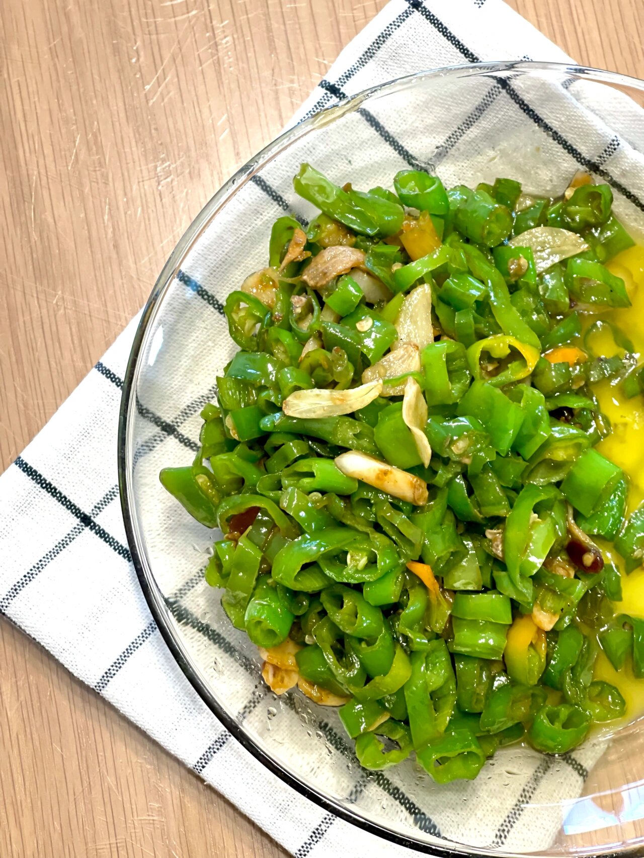 蒜油辣椒圈