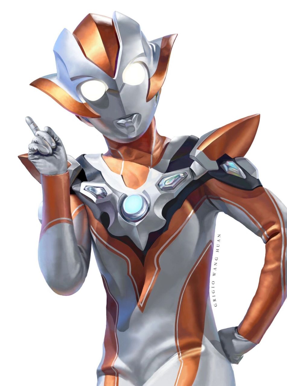 画个奥特曼小姐姐 格丽乔奥特曼grigio