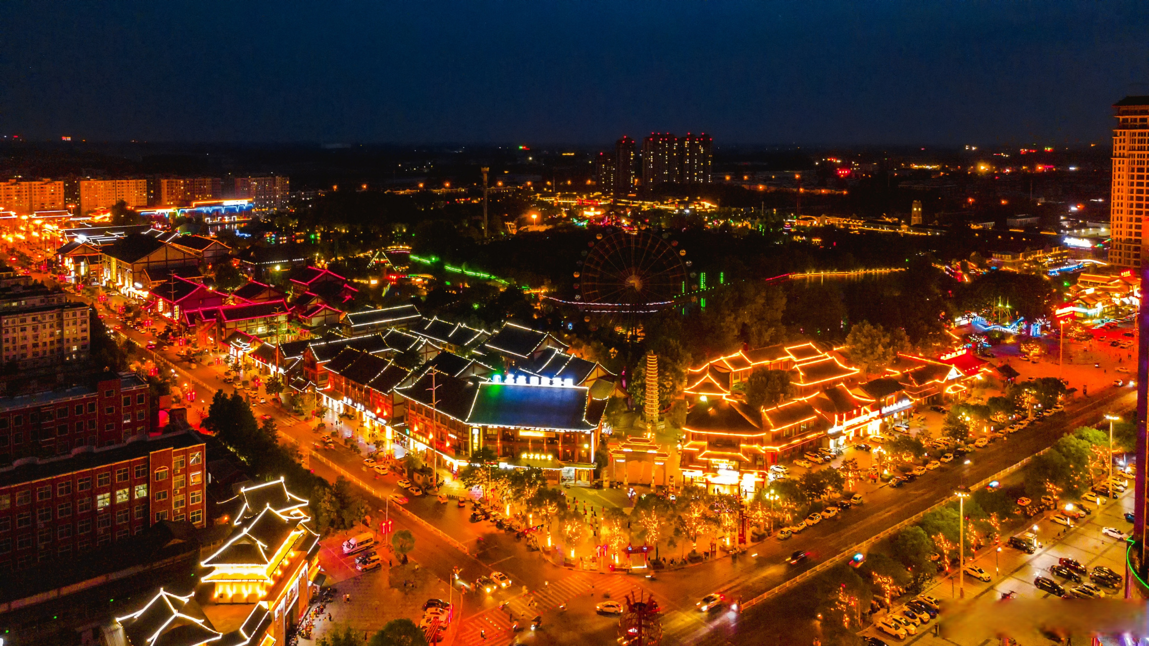 漯河夜景图片图片