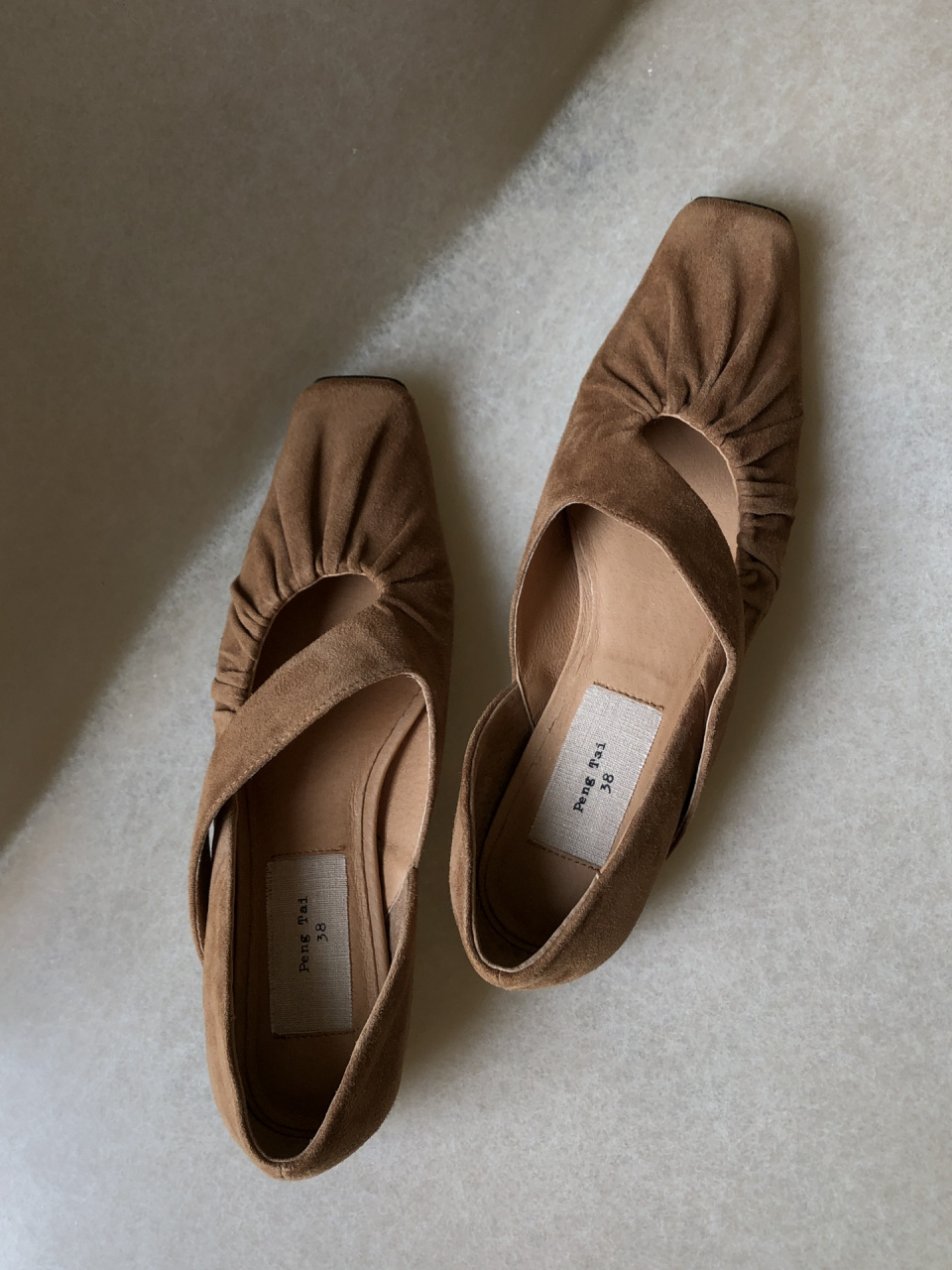 peng tai|手工羊皮平底鞋08 折后价格美丽