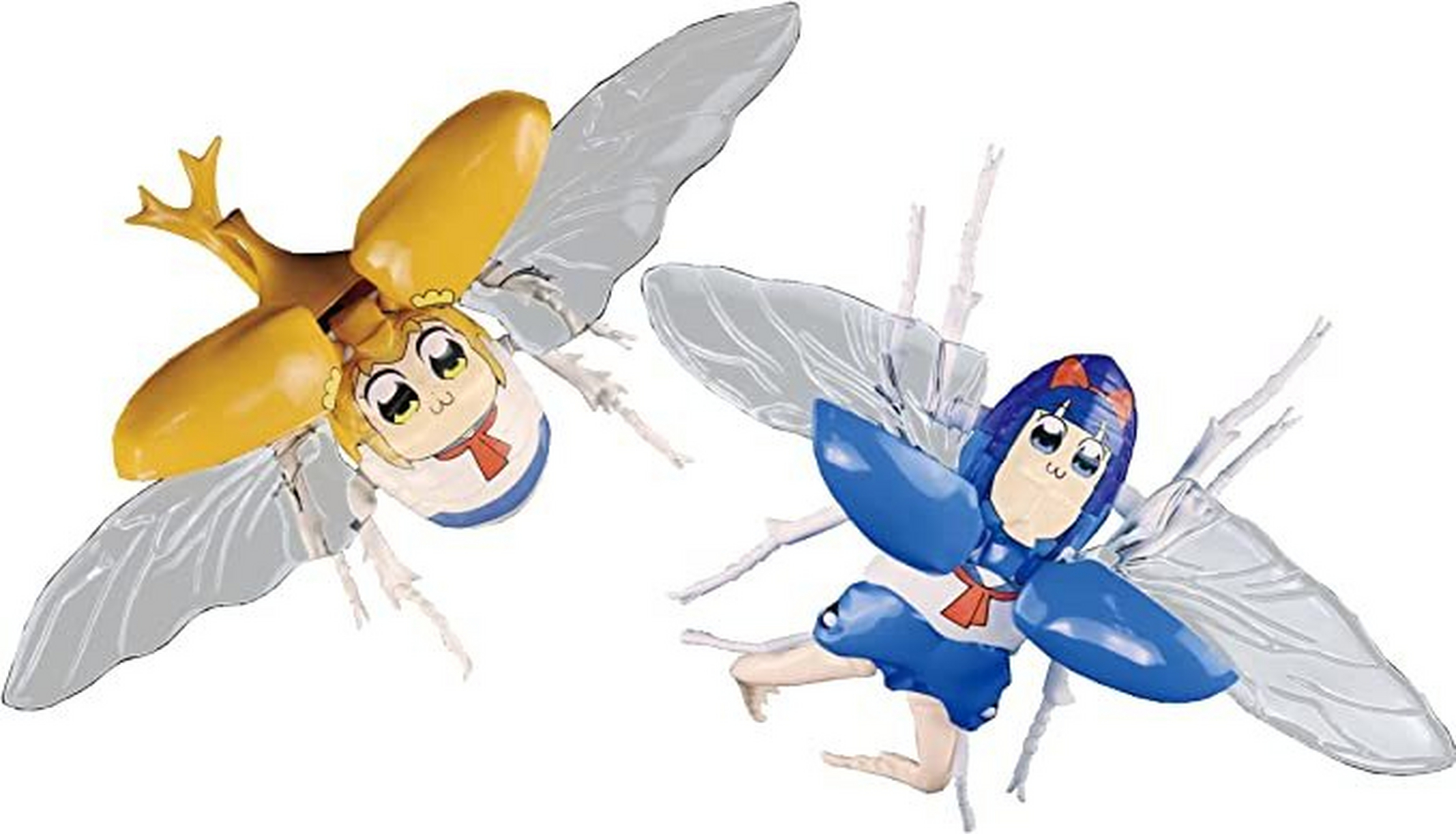 人气动漫《pop子和pipi美的日常》与富士美模型联合推出「独角仙pop子