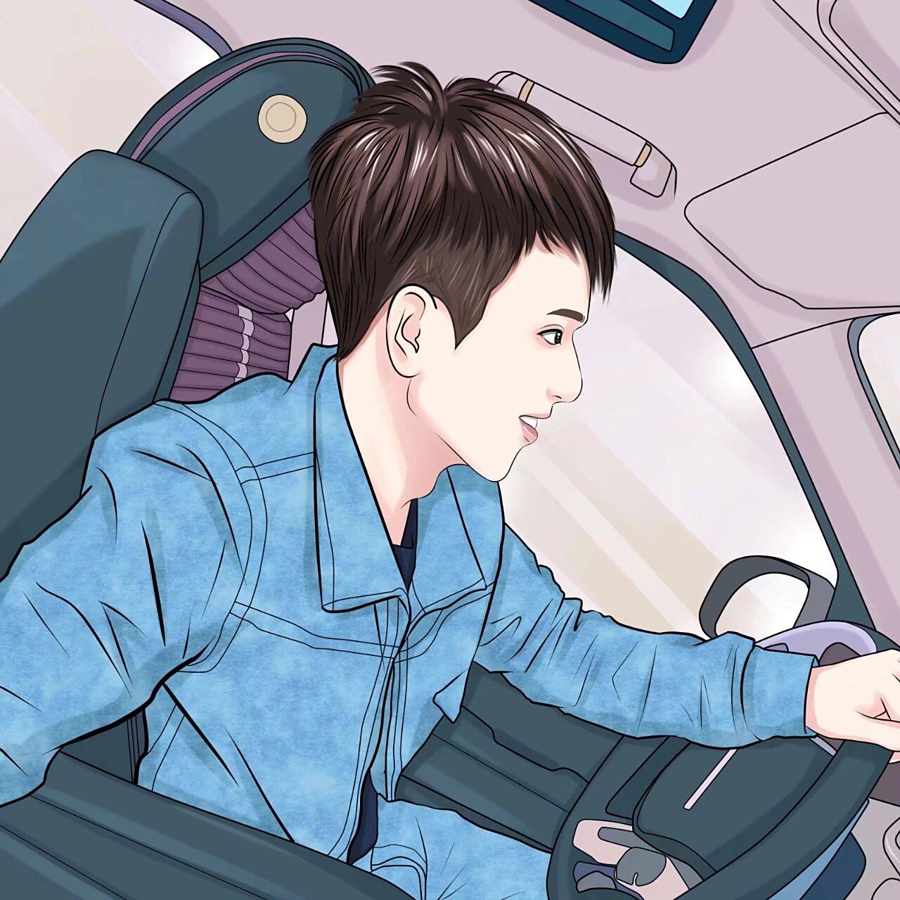 成熟男人|必备头像|帅气男漫|手绘男头