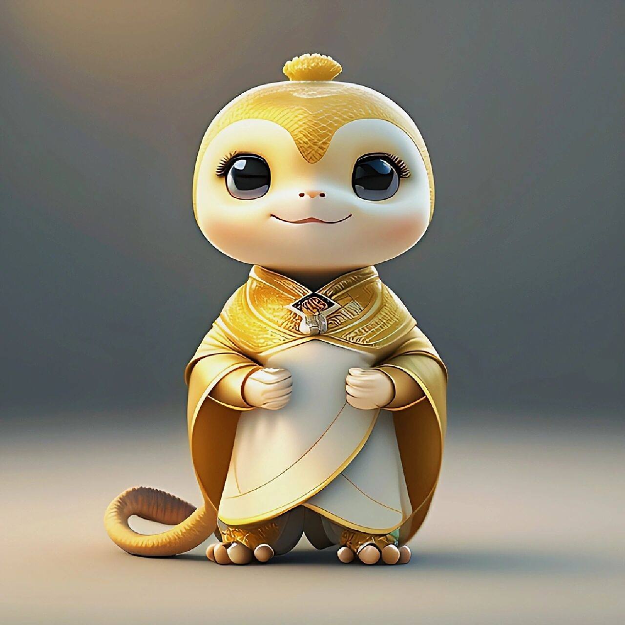 俏皮可爱的蛇宝宝!