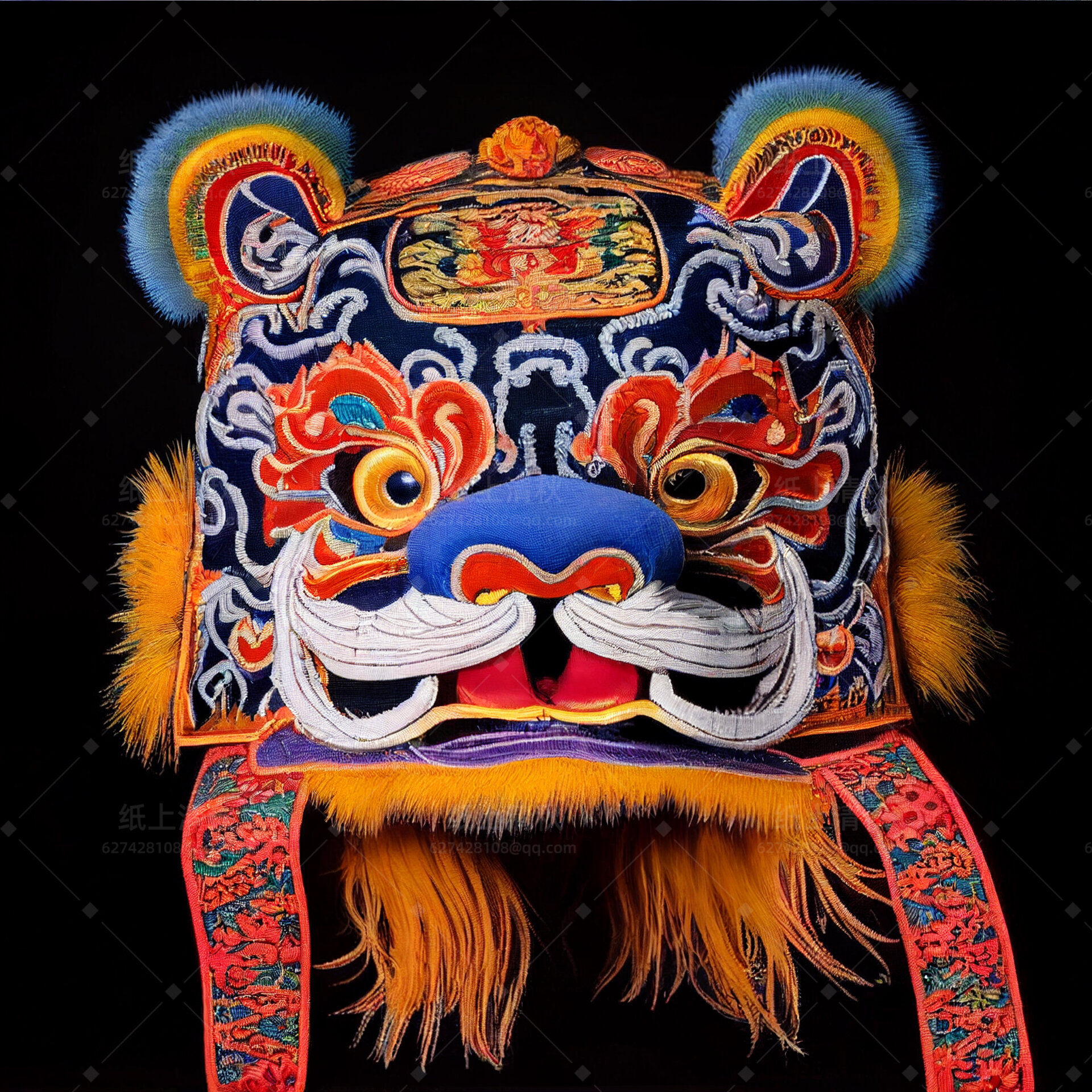 aigc与非遗【虎头帽】 中文名:虎头帽 起源国家:中国或者古希腊 起源