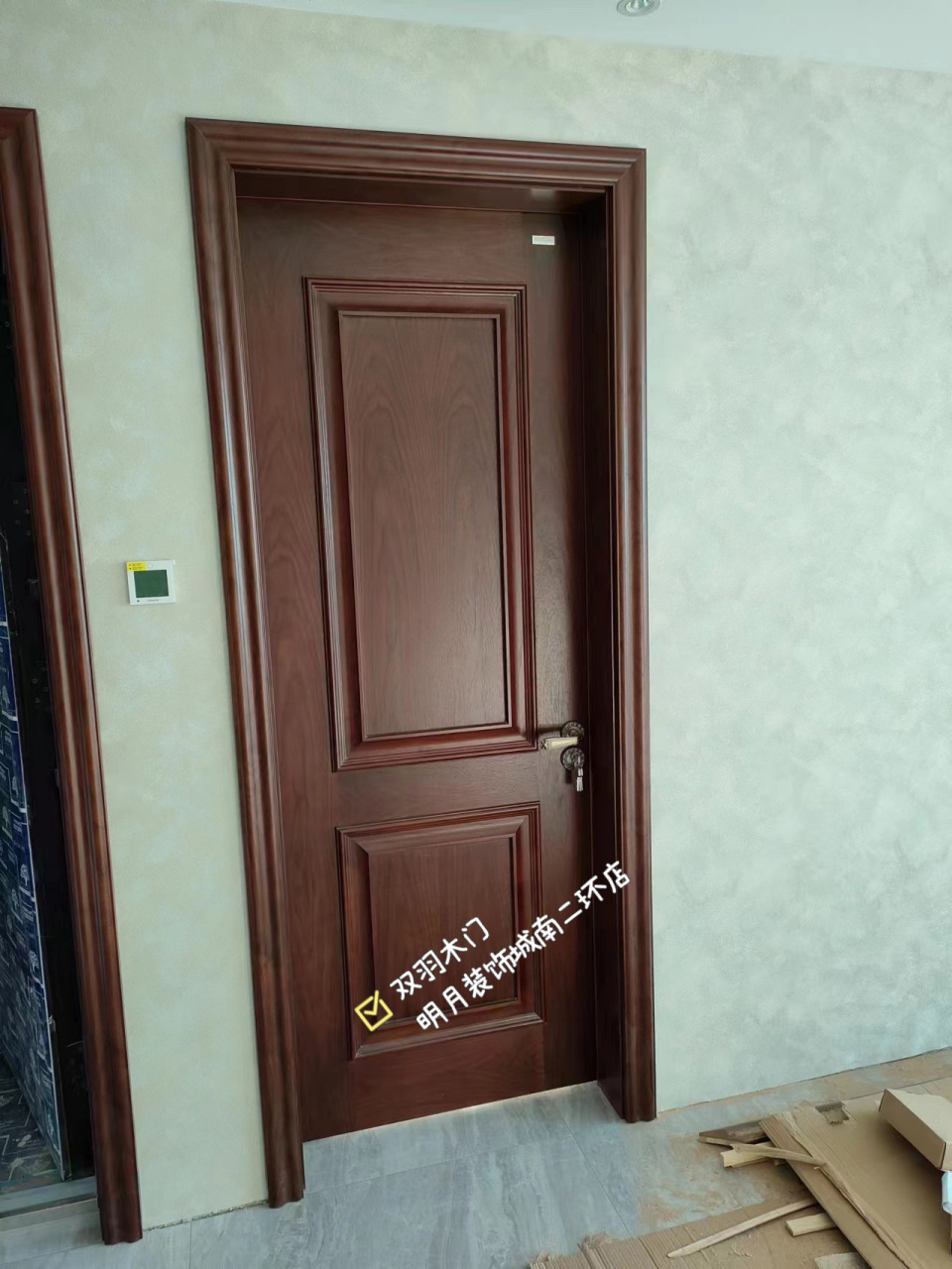 双羽木门石家庄店明月装饰城南二环店 富力城效果图……外压线 欧式套