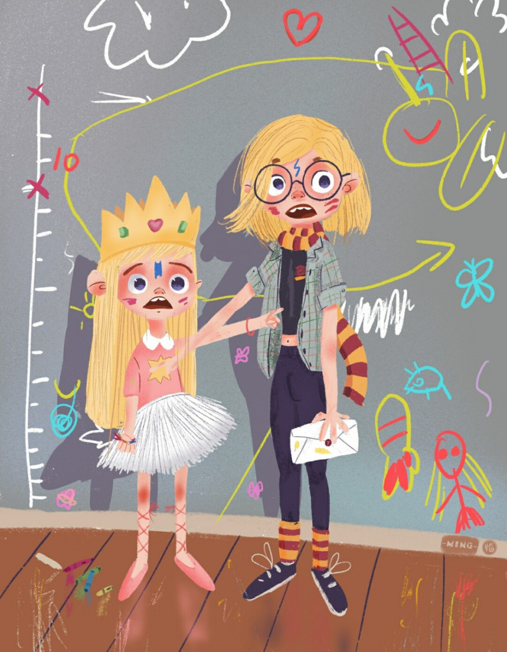 临摹beatrice blue 第六张 这一张拖拖拉拉这么久才画出来, 亿点点