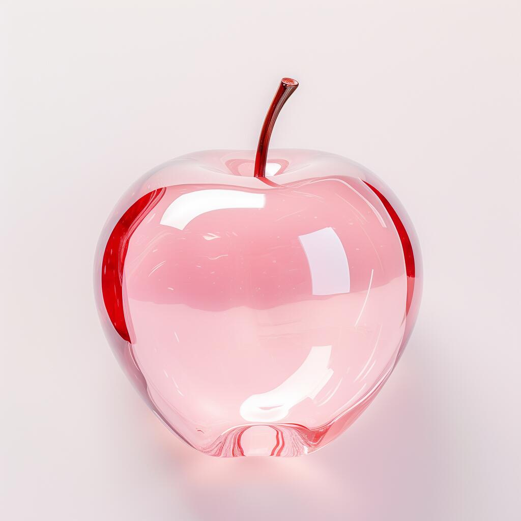 粉色的水晶苹果🍎
