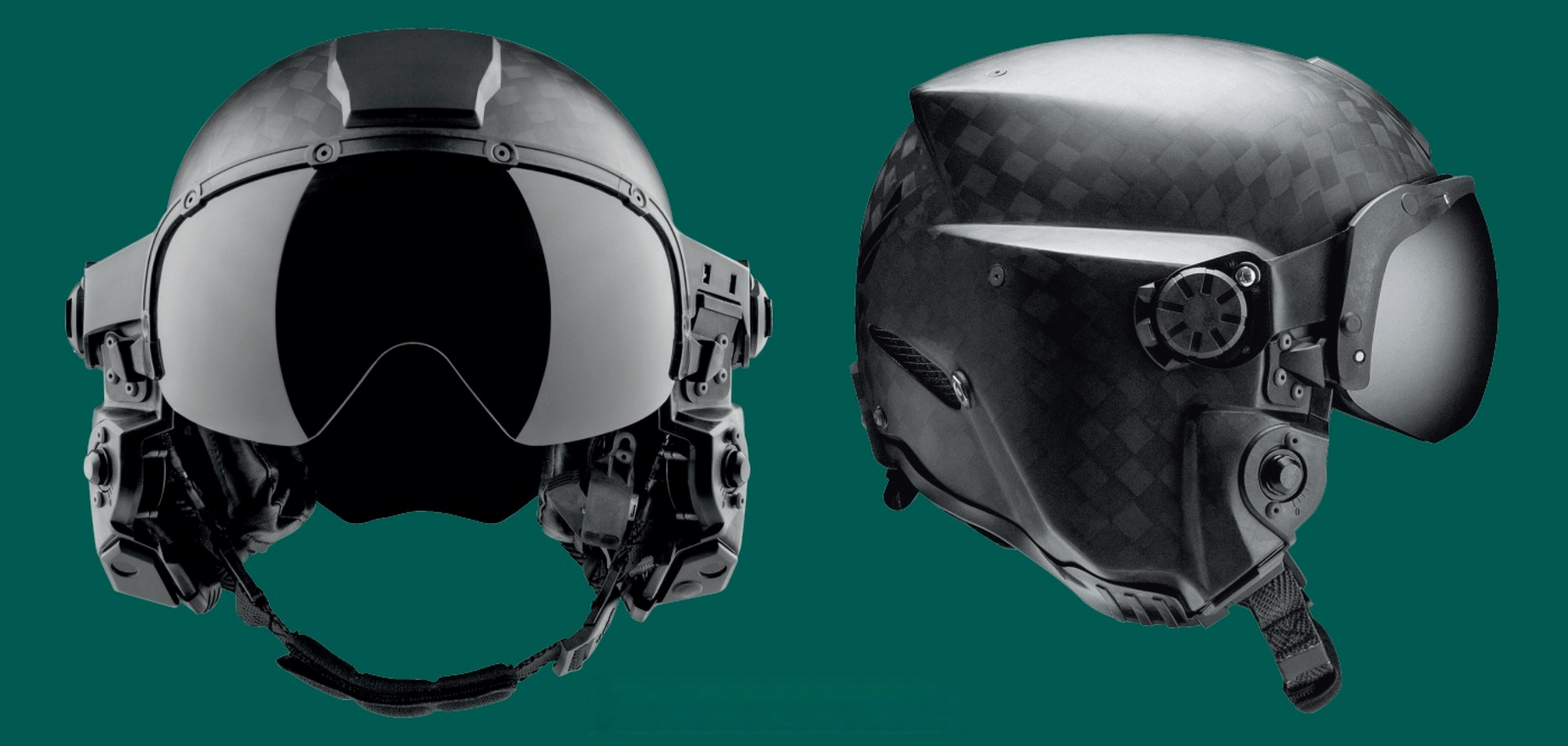 【美军飞行员的新头盔】  现代战斗机飞行员的头盔非常复杂,除了对