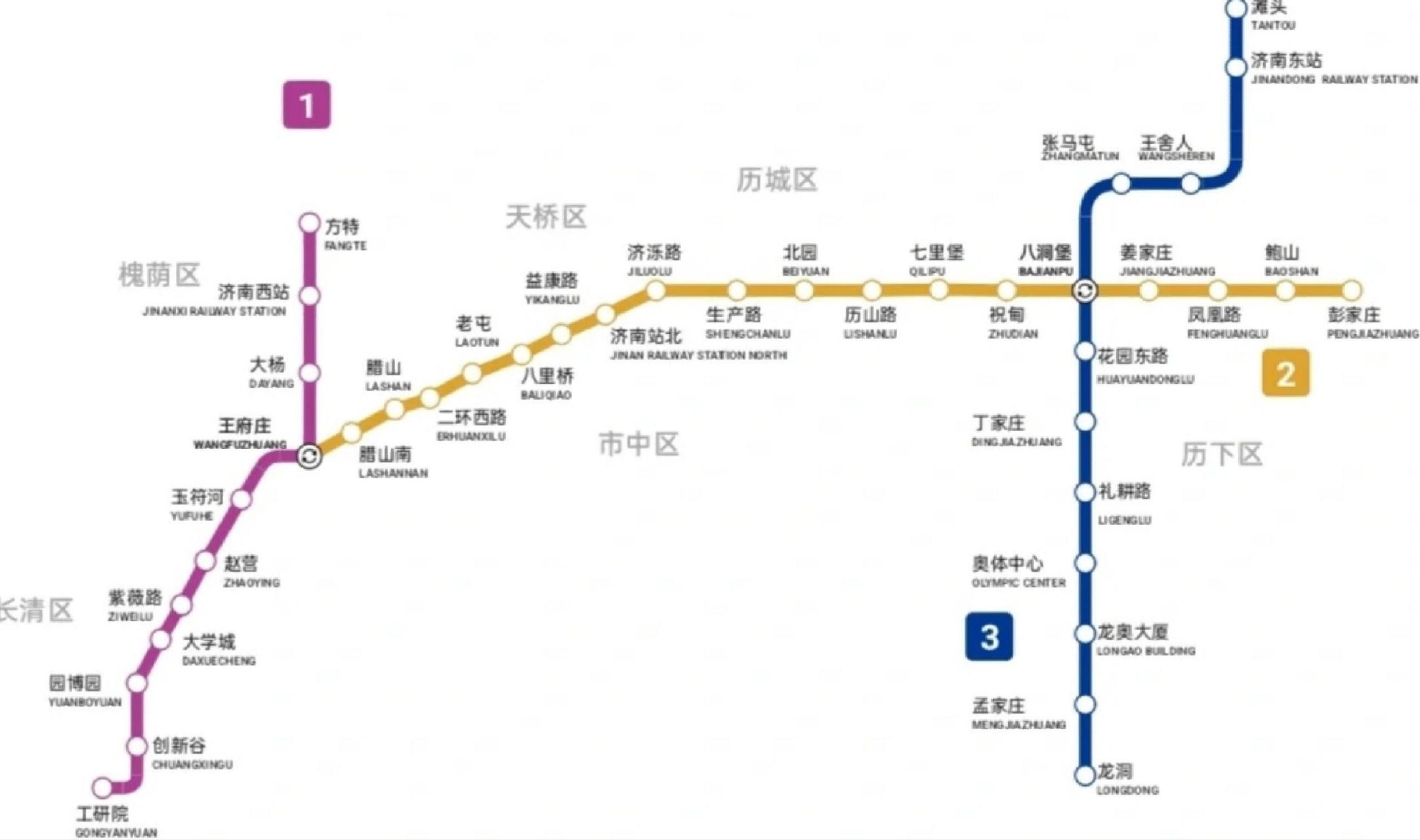 济南地铁口分布图图片