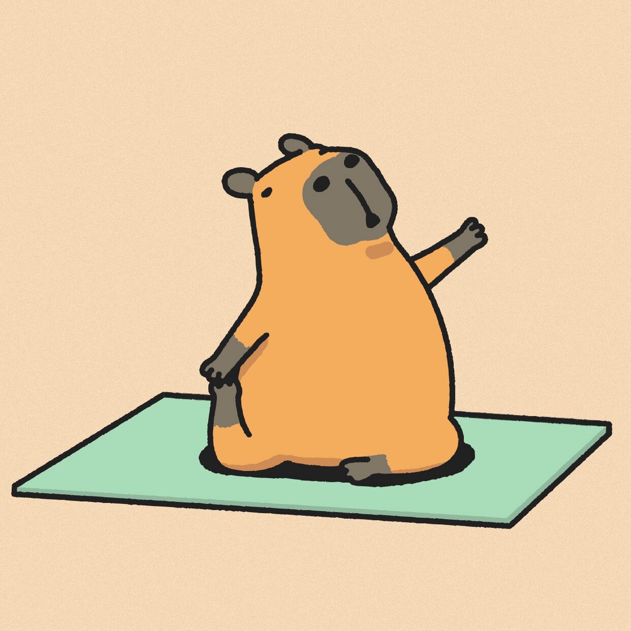 水豚modo:豚式瑜伽00 莫多的9595:瑜伽不仅仅是头倒立0000