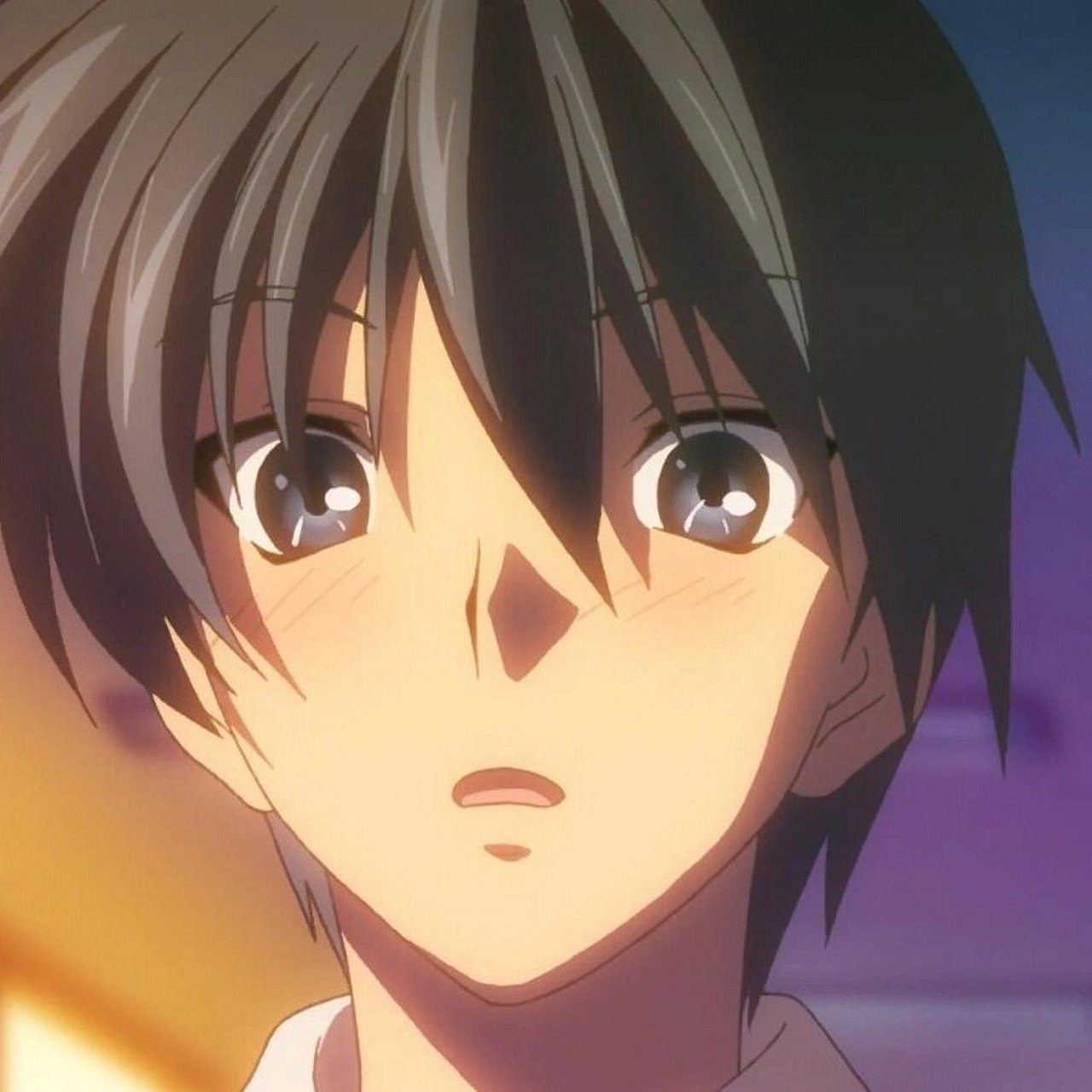 纯情还得是cl啊93此时恋爱瘾达到了顶峰 #冈崎朋也# 真的好帅啊啊啊