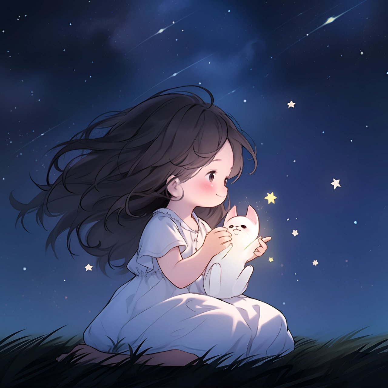 超级可爱又治愈的女生头像98 日子都是崭新的,我们都不要回头看.